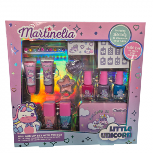 Grand set beauté avec étui licorne - Martinelia