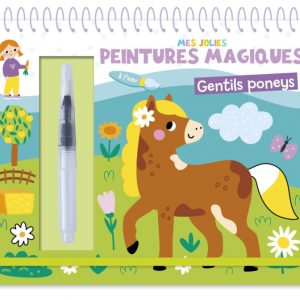 Mes jolies peintures magiques Gentils Poneys - 1 2 3 Soleil