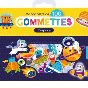Ma pochette de 100 gommettes L'espace - Auzou
