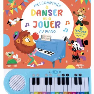 Mon livre piano Mes comptines à chanter et à jouer au piano - Auzou