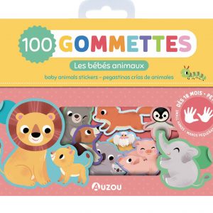 Ma pochettes de 100 gommettes Les bébés animaux - Auzou