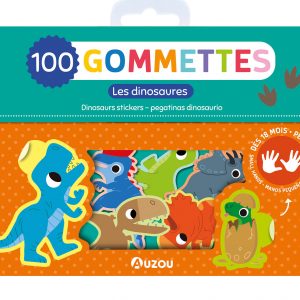 Ma pochette de 100 gommettes Dinosaures - Auzou