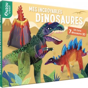 Mon coffret d'artiste Mes dinosaures à construire - Auzou