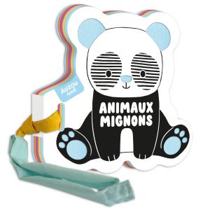 Mon premier livre poussette en noir et blanc Animaux Mignons - Auzou