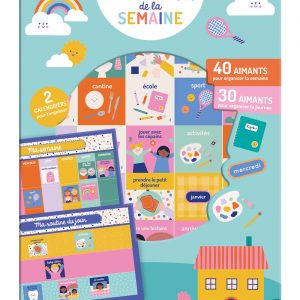 Mon aventure aimantée Mon calendrier de la semaine - Auzou