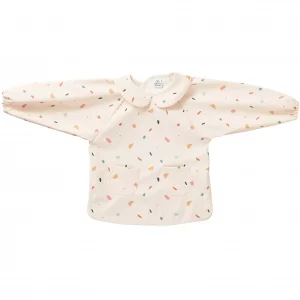 Bavoir-tablier col claudine imperméable terrazzo - BB&Co