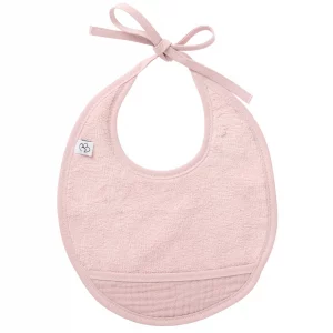 Bavoir naissance bi-matière pétale - BB&Co