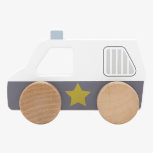 Voiture de police en bois - Tryco
