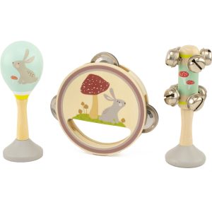 Set musical en bois Lapin