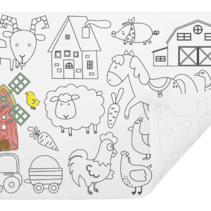 Set de table en silicone à colorier - Thème