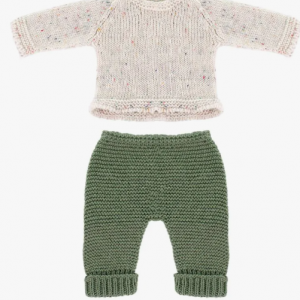 Pull et pantalon en tricot poupée 32cm - Miniland