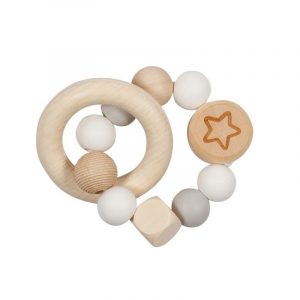 Hochet flexible étoile gris - Goki