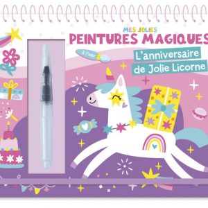 Mes jolies peintures magiques L'anniversaire des licornes - 1 2 3 Soleil