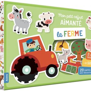 Mon petit coffret aimanté La ferme - Auzou