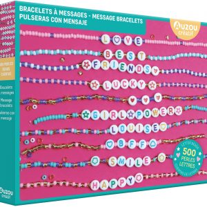 Mon coffret d'artiste mes bracelets à messages - Auzou