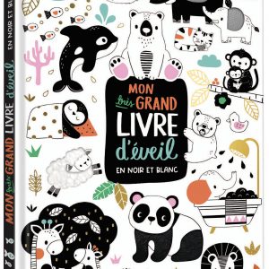 Mon très grand livre d'éveil en noir et blanc - Auzou