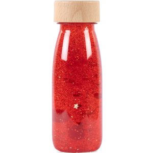 Bouteille sensorielle float rouge - Petit Boum