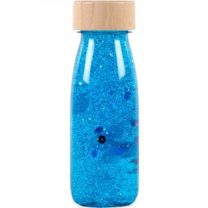 Bouteille sensorielle float bleu – Petit Boum