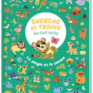 Cherche et trouve des tout-petits La Jungle et la Savane - Auzou