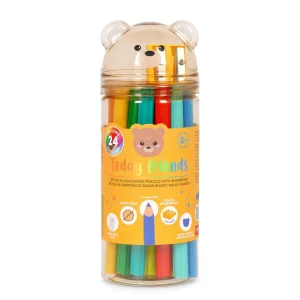 24 Crayons de Couleurs Teddy Bear - Legami