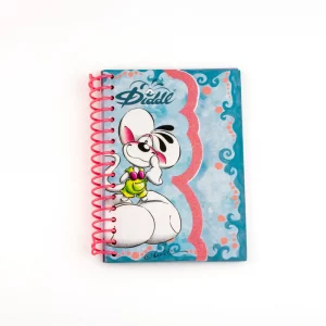 Carnet forme A6 Diddl Bleu - Diddl