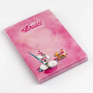 Bloc parfumé A6 Diddl & Pimboli Rose - Diddl