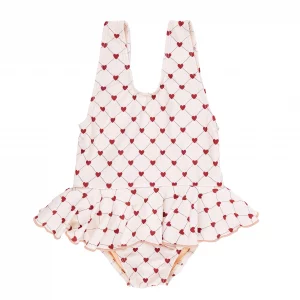 Maillot de bain 1 pièce Coeurs 2ans - Mrs Ertha