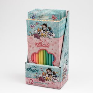Boite de 12 crayons de couleurs parfumés - Diddl