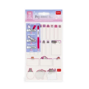 Étiquettes Adhésives avec Film Protecteur Kitty- Legami