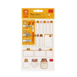 Étiquettes Adhésives avec Film Protecteur Teddy Bear- Legami