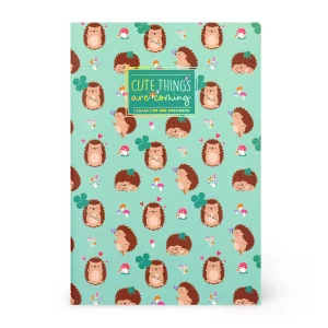 Cahier Ligné A5 à couverture rigide illustrée Hérisson - Legami