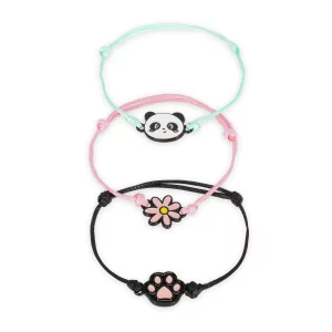 Set de 3 bracelets Panda - Legami