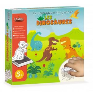 Personnages à tamponner Les Dinosaures - Créalign'