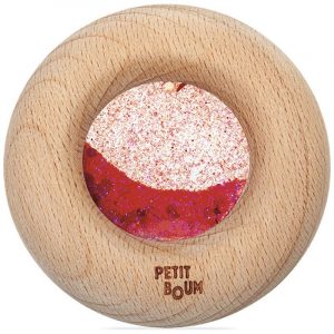 Donut sensoriel à paillettes rouge – Petit Boum