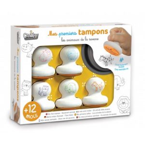 Mes premiers tampons Animaux de la savane - Créalign'
