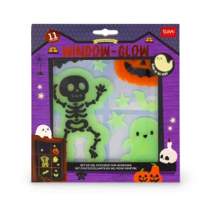 Set d'Autocollants en Gel pour Fenêtre Halloween - Legami