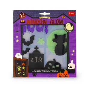 Set d'Autocollants en Gel pour Fenêtre Halloween - Legami